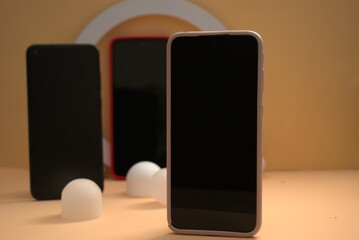 Modern Smartphones on Minimal Background”

