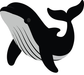 Playful dolphin vector illustration for design projects