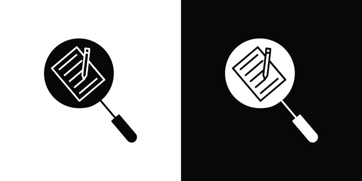 Defining icon of a flat style vector