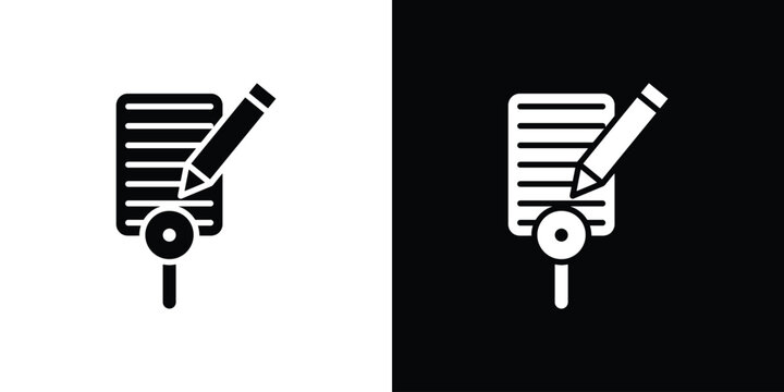 Defining icon of a flat style vector