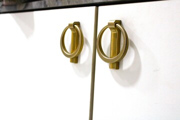 wedding rings on a white background