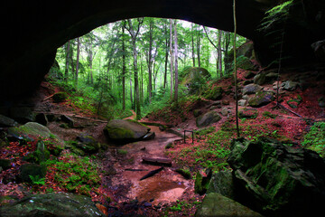 Natural Rock Bridge in Alabama