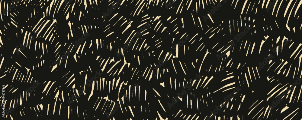 Poster funky crayon drawn crosshatch background. graphic grunge texture with messy short lines. hand drawn 