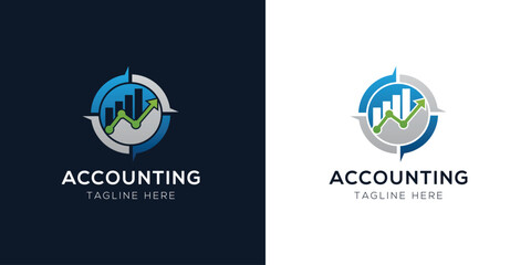 Accounting Logo Design Templates Set | Finance, Tax, Business, and Audit Icon Concepts