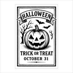 Halloween Label Design