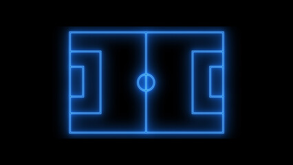 Football Field icon animation, sports stadium icon, world football.