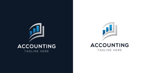 Accounting Logo Design Templates Set | Finance, Tax, Business, and Audit Icon Concepts