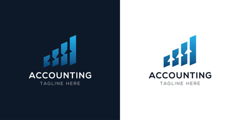 Accounting Logo Design Templates Set | Finance, Tax, Business, and Audit Icon Concepts