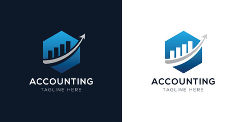 Accounting Logo Design Templates Set | Finance, Tax, Business, and Audit Icon Concepts