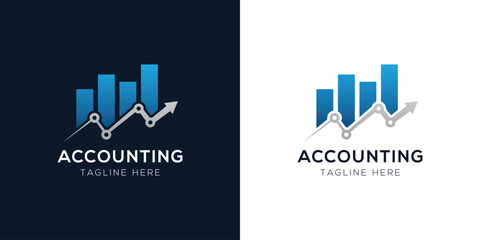 Accounting Logo Design Templates Set | Finance, Tax, Business, and Audit Icon Concepts