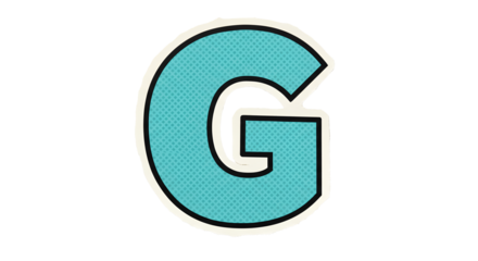 Letter G Cutouts: Torn Newspaper & Magazine Typography Photographed | High Definition | PNG image with transparent background