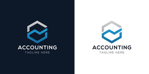 Accounting Logo Design Templates Set | Finance, Tax, Business, and Audit Icon Concepts