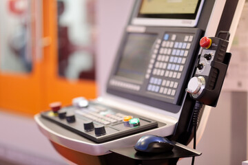 human machine interface or HMI for a CNC machine