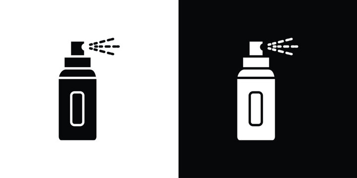 Hair spray icon of a flat style vector