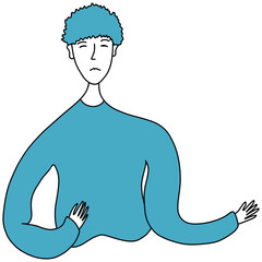 Girl and boy celebrating the pride month, Clipart PNG