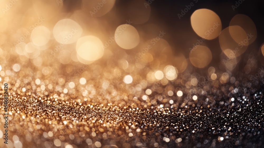 Poster this mesmerizing abstract image showcases a rich, golden bokeh background, creating a dreamy atmosph