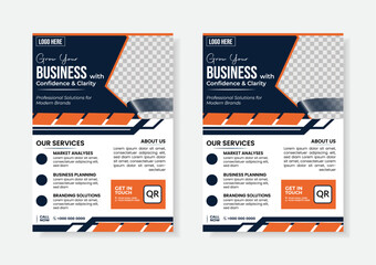 Creative Business Flyer. Modern & professional corporate layout design	