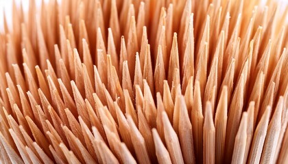 wooden toothpick macro