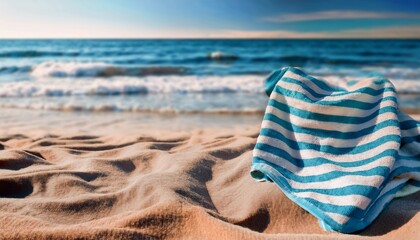 used beach towel background