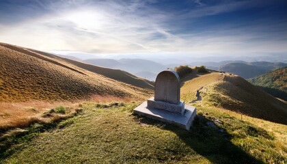 tomb within the hills