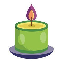 Scented candle vector