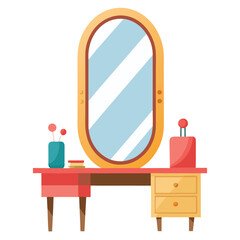 Dressing room mirror