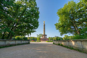 Berlin Victory Column on sunny summer day. Germany