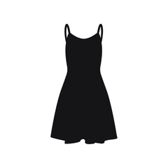 Dress. White background.