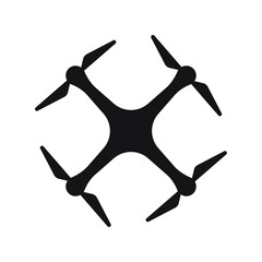 Drone. White background.