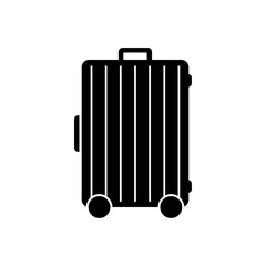 Luggage. White background.