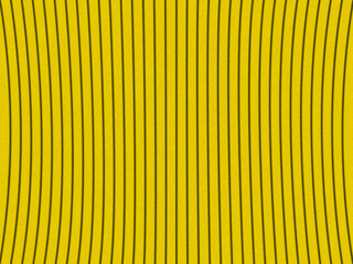 Black stripe pattern on yellow wall.