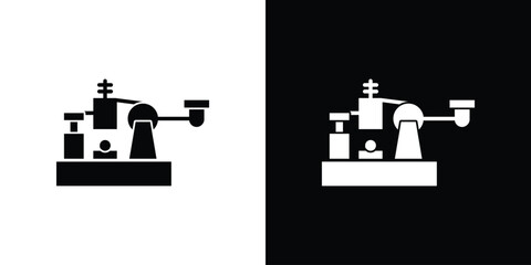 Morse code icon of a flat style vector © Vince
