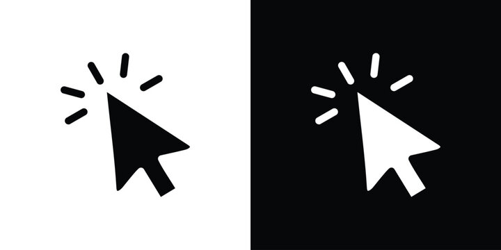 Mouse icon of a flat style vector