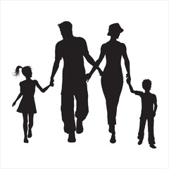 silhouette of a couple