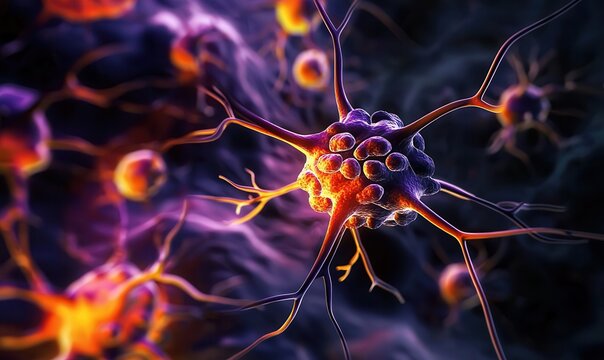 A detailed examination of inflamed human lymph node tissue highlights abnormalities associated with lymph node problems, including infected tonsils and surrounding lymphatic structures