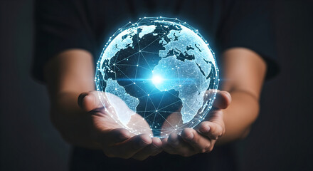 Global Network in Hands