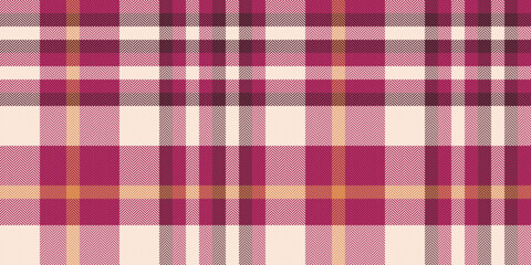 Elegant pink, beige, and orange plaid pattern.  Perfect for textile design, fashion, websites, or backgrounds.  This vibrant yet subtle texture offers a sophisticated and versatile aesthetic.