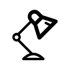 Modern Desk Lamp Icon Sleek Design, Bright Illumination