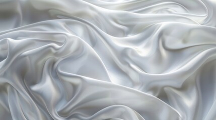 Obraz premium white silk fabric background texture