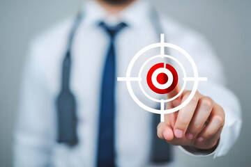 Precision Medicine Doctor Targeting Health Goals with Advanced Technology and Focused Care for Optimal Patient Outcomes and Personalized Treatment Plans in Healthcare