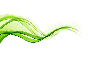 Abstract green wave pattern on black background suitable for design projects