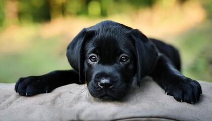 black lab puppy