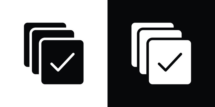 Select all icon of a flat style vector