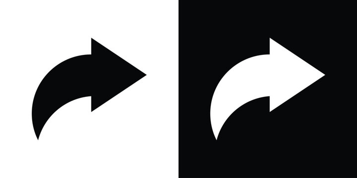 Share icon of a flat style vector