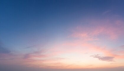pastel sky gradient soft pink blue and beige sunset or sunrise background