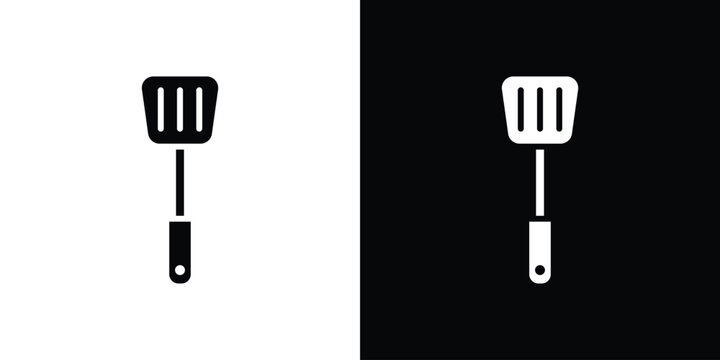Spatula icon of a flat style vector