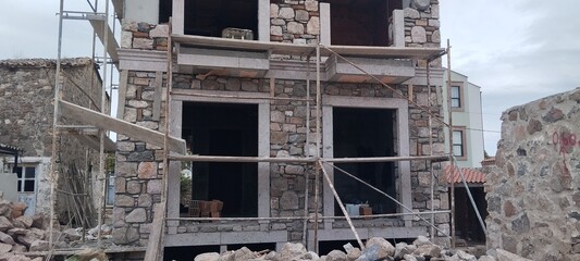 old abandoned building