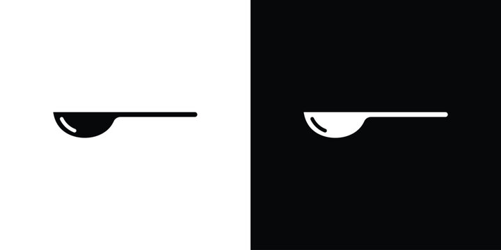 Tablespoon icon of a flat style vector