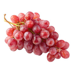 Fototapeta premium A Bunch of Fresh Red Grapes Ready to Eat, Juicy and Sweet