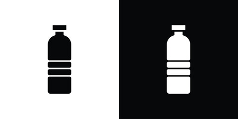 Fototapeta premium Water bottle icon of a flat style vector